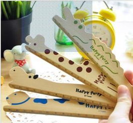 卡通小木尺 童趣與實用的文具精品